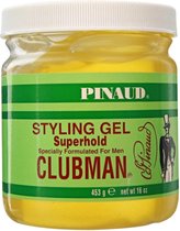 Clubman Pinaud Super Hold Styling Gel 453 gr - Extra sterke hold, mooie glans