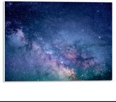 Forex - In de Ruimte - 40x30cm Foto op Forex