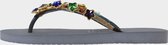 Uzurii Colorful Star dames slippers, Silver, maat: 39/40