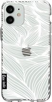 Casetastic Apple iPhone 12 Mini Hoesje - Softcover Hoesje met Design - Wavy Outlines Print