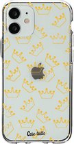 Casetastic Apple iPhone 12 Mini Hoesje - Softcover Hoesje met Design - The Crown Print