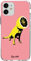 Casetastic Apple iPhone 12 Mini Hoesje - Softcover Hoesje met Design - Lemon Dog Print