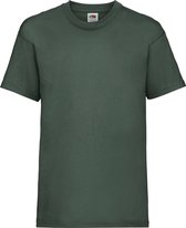 Fruit Of The Loom Kinder / Kinderen Unisex Valueweight T-shirt met korte mouwen (Bottle Groen)