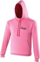 FitProWear Multicolour Hoodie Unisex - Licht Roze / Donker Roze - Maat XXL - Dames - Heren - Trui - Sporttrui - Sweater - Hoodie - Katoen / Polyester - Trui Capuchon - Sportkleding