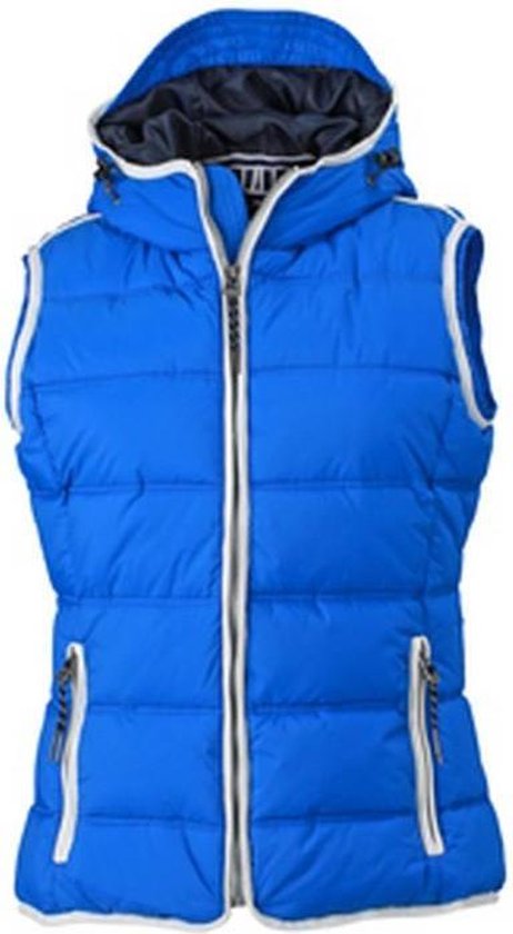 Gilet maritime James and Nicholson femmes / dames ( Blauw nautique / Wit)