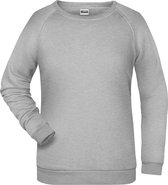 James And Nicholson Dames/dames Basic Sweatshirt (Grijze Heide)