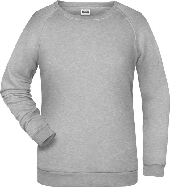 Sweat-shirt Basic femmes / femmes James And Nicholson (Grey Heather)