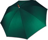 Kimood Unisex Auto Open Wandelende Paraplu (Fles groen)