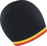 Result Unisex Winter Essentials National Beanie Hat (Zwart / Geel / Rood)