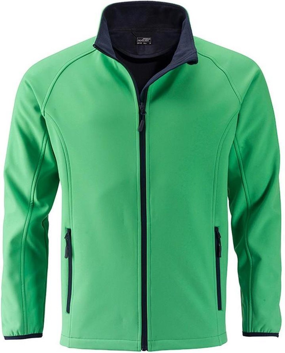 James and Nicholson Heren Promo Softshell-jasje /Zwaar Groen