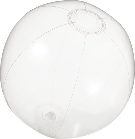 Ballon de plage en PVC transparent
