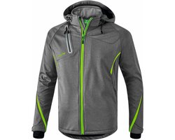Veste Softshell Erima Function Enfant - Grey Melange / Green Gecco | Taille: 140