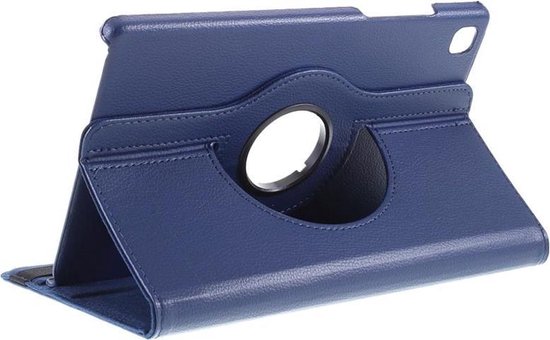 BixB Samsung Galaxy Tab A7 Hoes - Samsung Tab A7 2020 hoesje draaibaar - Donkerblauw