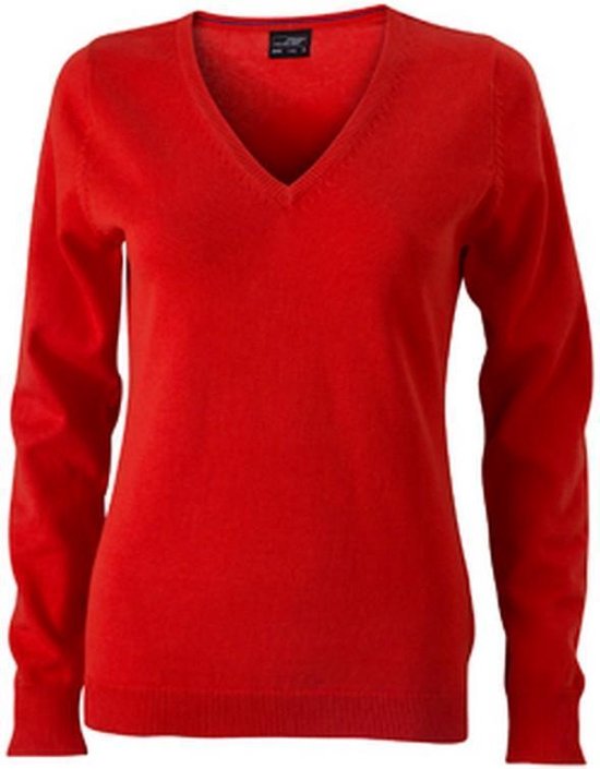 James and Nicholson Vrouwen/dames V-hals pullover