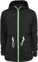 Urban Classics Windbreaker jacket -XL- Long Nylon Zwart