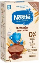 Nestle Nestla(c) Gruel 8 Cereals Cocoa 600g