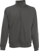 Fruit Of The Loom Heren Sweatshirt Jacket (Light Graphite)