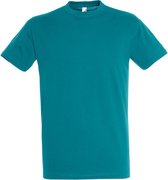SOLS Heren Regent T-Shirt met korte mouwen (Eendenblauw)
