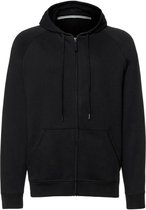 Russell Heren-HD Sweatshirt met kap met rits (Zwart)