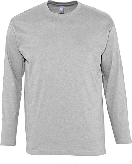 SOLS T-shirt à manches longues Monarch pour hommes (gris chiné)