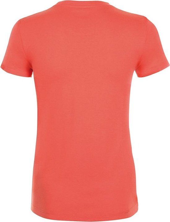 SOLS Dames dames Regent T Shirt met korte mouwen Koraal bol