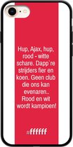 iPhone 7 Hoesje TPU Case - AFC Ajax Clublied #ffffff