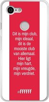 Google Pixel 3 Hoesje Transparant TPU Case - AFC Ajax Dit Is Mijn Club #ffffff