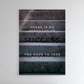 Walljar - Take The Stairs - Muurdecoratie - Poster met lijst