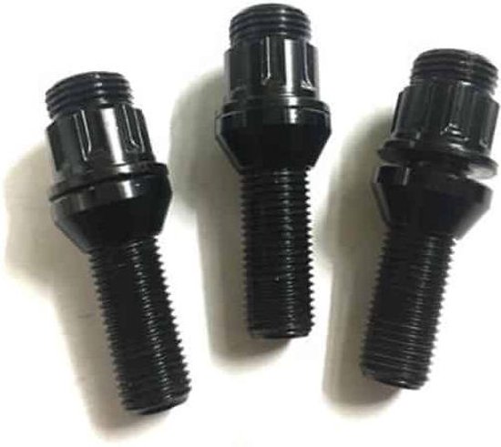 16x wielbouten M12x1,25 platte band SW17 bouten Dacromet Geomet