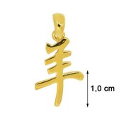 Blinx Jewels Vergulden Hanger Chinese Horoscoop Geit