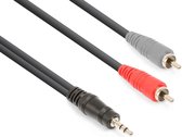 Câble audio Vonyx pour la connexion à un amplificateur - 1,5 mètres