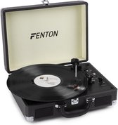 Platenspeler Bluetooth - Fenton RP115C - Retro platenspeler met speakers - Stereo - Zwart