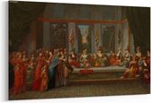 Schilderij - Griekse bruiloft — 100x70 cm
