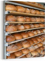 Schilderij - Brood,bakkerij — 60x90 cm