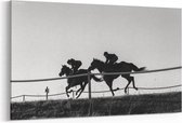 Schilderij - Race paarden — 100x70 cm