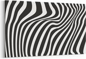 Schilderij - Zebra — 100x70 cm