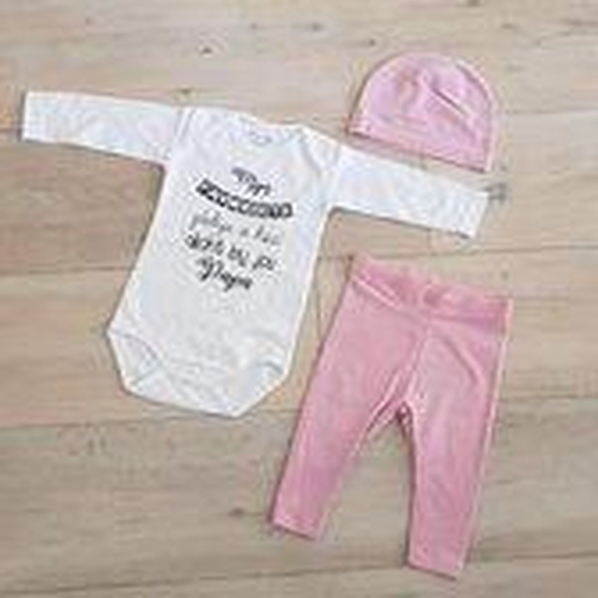 Goedkoopste Baby cadeau geboorte meisje jongen set met tekst aanstaande zwanger kledingset pasgeboren unisex Bodysuit | babykleding Huispakje | Kraamkado | Gift Set babyset kraamcadeau pakje babygeschenk babygeschenkset kraampakket
