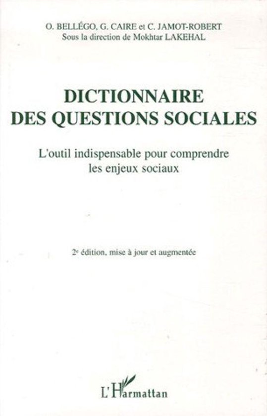 Dictionnaire des questions sociales