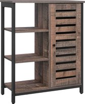 Nancy's Industriële Opbergkast - Dressoir - Kast met 3 Planken - 70 x 30 x 81 cm