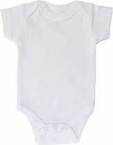 Soft Touch Romper Junior Katoen Wit Maat 62/68