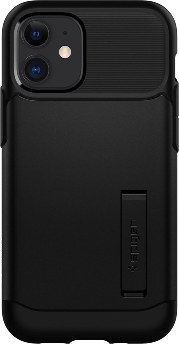 Spigen Slim Armor Air Cushion Technology hoesje voor iPhone 12 mini - zwart