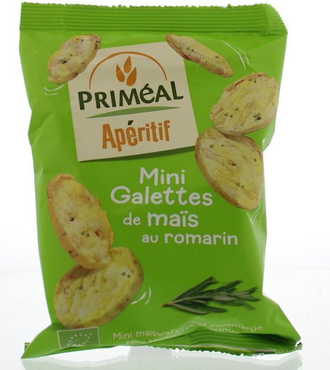 Primeal Aperitive mini maiscrackers olijf rozemarijn 50 gram