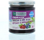 Damhert Dieet Jam (0 toegevoegde suikers) - 210 gram - Bosbessen