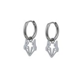 Go-Dutch-Label-Oorring-Vos-E0765-Zilver