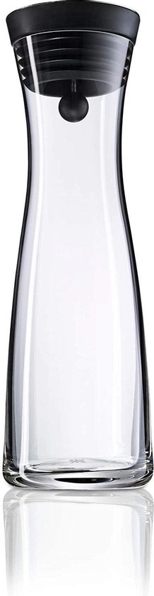 WMF Basic glazen waterkaraf - 1 liter - glazen karaf met deksel, siliconen  deksel -... | bol.com