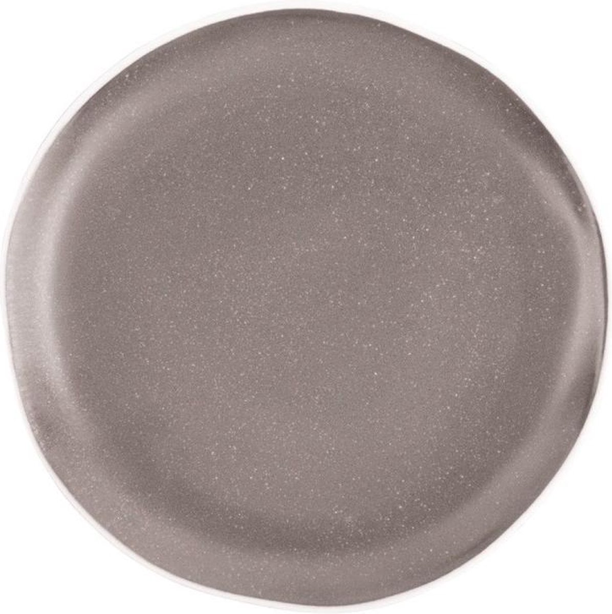 Olympia Chia borden grijs 27(Ø)cm | 6 borden