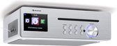 Silverstar Chef keukenradio 20W max. CD BT USB internet/DAB+/FM zilver