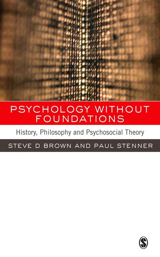 Psychology without Foundations - cover