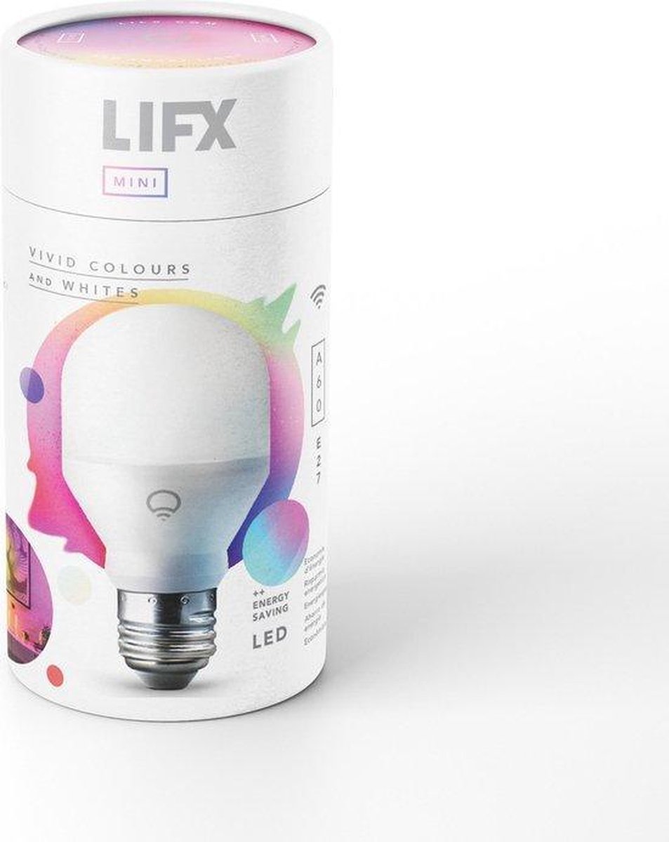 LIFX LED-Lamp Mini - E27 - White & Colour | bol.com