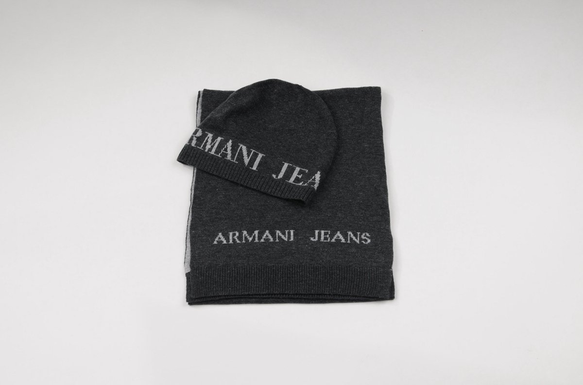 ARMANI JEANS - Muts & sjaal - GRIJS | bol.com